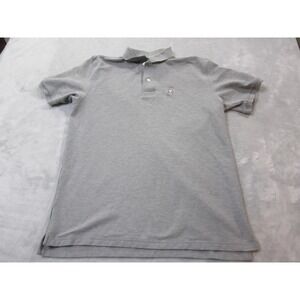 Psycho Bunny Polo Shirt Mens Large Gray 100% Pima Cotton Logo Golf Casual